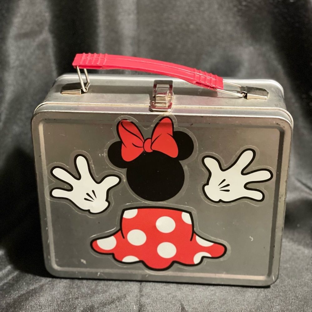 Vintage tin lunch box Minnie Mouse VTG